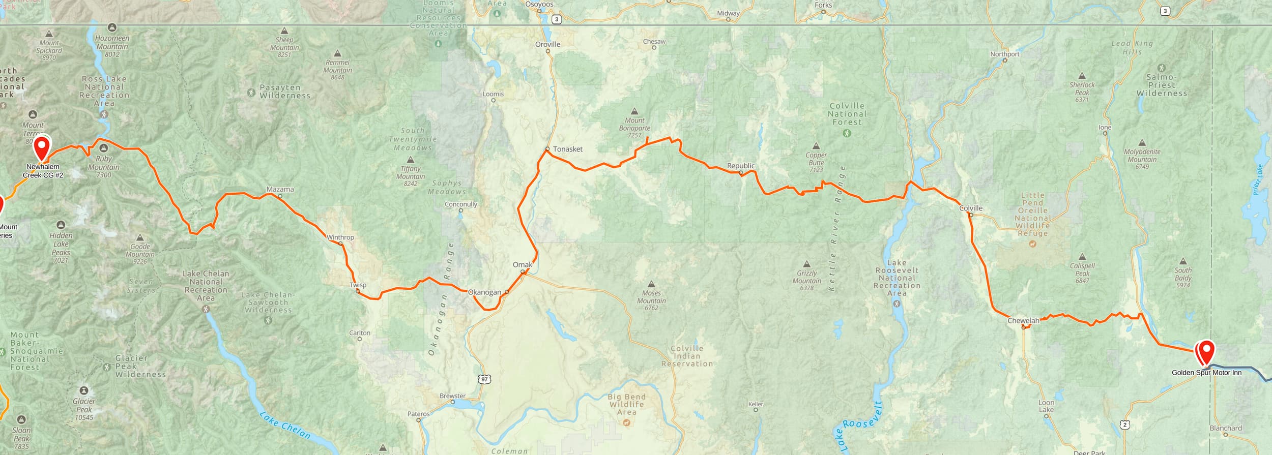 Trip Report: NW National Parks Loop
I left my job recently to take a much needed sabbatical and figure out what I’m doing next. A few weeks after my last day at work I embarked on what was to be a three week tour of NW-ish National Parks from Portland, to include Olympic, North Cascades, Glacier, Yellowstone, Grand Teton, Craters of the Moon, Lassen Volcanic, and Crater Lake.
I ended up missing Grand Tetons due to weather and I had to cut the trip short before I got to Lassen (family medical issue), so Lassen and Crater Lake remain unvisited.
Trip Dates: Sept 3 - Sept 16 (13 days)
Total Travel Miles: 3478 (does not include local miles for store runs, etc.)
Total Gallons of Gas Used: 82
Equipment: 2021 Benelli TRK502X Gaia GPS & Google Maps running on Sonim XP8 rugged Android phoneButler Motorcycle Maps (paper maps of best M/C roads in the country) iPhone 14 (main camera) Akaso Brave 7 helmet-mounted adventure camera Spot X satellite communicator and tracker Wolfman Luggage WP waterproof tank bag and saddle bags (no longer available) Watershed Colorado dry bag duffel (across the pillion seat) Kriega US-5 Drypack (tail bag) Kriega 3L hydration backpack (strapped to duffel, not worn)Marmot Ajax 2 tent Nemo hydrophobic down sleeping bag (non-mummy)Helinox ultralight cot MSR WhisperLite International stove
(Purchased in 1991 for my first moto trip: Detroit, MI to San Diego and back on an XT250)Gossamer Gear Bare Boxer bear-proof food canisters (two - one in each saddle bag)
Day 1 - Olympic National Park Date: Tuesday 9/3/2024
Destination: South Beach Campground, Olympic National Park
Travel Time: 4h 24m
Miles: 213Notes:
Planned to head west to Astoria then north from there, but left later than expected so headed up I-5 to US 12. I’ve driven/ridden that stretch of I-5 hundreds of times (starting in 1993). It’s boring and I hate it.
South Beach CG is first-come-first-served. I didn’t have issue getting a site. There is a long, tight loop of sites along the coastline, but I chose one of the sites further back near the bathrooms due to wind concerns. The bathroom building provided a sort of wind shelter for my site.
I used the heated grips on this leg; it was pretty chilly along the coast in the Olympic Peninsula. I almost didn’t install them, thinking I was being paranoid about the cold. I ended up using them a lot.
Day 2 - Ferry to Seattle / Burien Date: Wednesday 9/4/2024
Destination: Friend’s house in Burien, WA
Travel Time: 7h 30m
Miles: 199
Notes:
Slept well (thanks to Advil PM). I’ve not been sleeping well for more than a year. I’m really hoping to reset my sleep patterns with this trip. A good night’s sleep is one of my great joys and I feel like I’ve been robbed of that pleasure.
Used my Aeropress this morning for the first time ever. I’m hooked.
Headed up along US 101 through Port Angeles and then down to the Southworth ferry terminal near Port Orchard. Ferried across to Fauntleroy, which is just a few miles north my friend’s house in Burien. I’m always surprised at how long it takes to get from the Olympic Peninsula to the east side of Puget Sound (Seattle, etc.). With the ferry crossing (I love ferries) it took seven and a half hours to go 200 miles.
Discovered at my first stop of the day (just up 101 at the Kalaloch Campground, stopped to refill water) that the battery is quite weak and won’t start the bike if you leave the ignition on for even two minutes without the motor running. This would become a theme for the next few days. Fortunately, I have a jumper box and a permanent jump harness wired to the battery so jump starts are a quick operation.
Had a good evening with old friends.
Day 3 - North Cascades via Mountain Loop RoadDate: Thursday 9/5/2024
Destination: Newhalem Campground, North Cascades National Park
Travel Time: 4h 30m
Miles: 146Notes:
Slept well, on the couch. No pills needed.
I realized yesterday that my summer riding gloves (Rev’It Dune) were a size (or two) too small. Rev’It gloves fit really tight and I feel like I can never get it quite right. And yet, I love them. So, I stopped at a Cycle Gear in Bellevue to pick up something summer weight (Dirt 3) that fit better. They’re better, but maybe still one size too small. Such is life.
From Bellevue, I rode north and took the Mountain Loop Hwy then on up north to North Cascades. It was a hot ride. Still summer.
A small section of the Mountain Loop Road is dirt/gravel, which I didn’t realize. No biggie. Was just surprised (clearly I didn’t study my maps closely enough). When riding solo on a bike that weighs over 500 lbs., I tend to avoid planning much off-pavement riding. That’s what my DR-Z is for.
Day 4 - Newport, Washington via Winthrop Date: Friday 9/6/2024
Destination: Golden Spur Motor Inn, Newport, Washington
Travel Time: 8h
Miles: 308
Notes:
Slept just ok, even with Advil PM.
Pretty ride through North Cascades National Park and Colville National Forest. Didn’t do any backroads or hikes. Discovered (new to me) the town of Winthrop. Stopped for coffee at Sheri’s and resupplied on freeze-dried food at Cascades Outdoor Store.
The town of Newport is almost nothing, but, inexplicably, there’s an amazing restaurant (Brownell’s Place). Had dinner and a few ciders. Met and chatted with the owner/chef (she’s great). Listened to some live music. Then back to the motel.
Day 5 - New Battery in Kalispell Date: Saturday 9/7/2024
Destination: West Glacier KOA, West Glacier, MT
Travel Time: 8h 7m
Miles: 293
Notes:
Slept well on motel bed (on sleeping bag, not in the sheets). Another hot one.
Discovered that the water pump seal leaks oil. A quick post in the TRK Facebook group revealed that this is a common problem on this bike, and and easy fix. It’s apparently just a bad o-ring.
Battery has been getting continuously worse, and now requires I jump start the bike about every other start. Google Maps to the rescue: directions to the Batteries Plus in Kalispell, please. They don’t have an Odyssey AGM in the right size; the Duracell will have to do. (It’s been great.)
I set up camp at the West Glacier KOA, which will be my base for a few days. KOAs are their own little world. Very strange. Not really my thing, but the on-site laundry was handy.
After setting up camp I opened a cider and used the iPad to book a vehicle reservation for the next day to ride Going to the Sun Road, which I really wanted to do.
Day 6 - Going to the Sun RoadDate: Sunday 9/8/2024
Destination: Local Ride: West Glacier, Going to the Sun Road, Saint Mary, East Glacier
Travel Time: 5h 35m
Miles: 142Notes:
Quick breakfast and gas up in West Glacier before entering Going to the Sun Road.
Going to the Sun Road was stunning. This was the first point in the trip where I had tingles and was giddy at what I was seeing.
Took a very short hike along Saint Mary Lake. Again, I was beside myself with the beauty.
Lunch at the general store in Kiowa.
The rest of the ride back after East Glacier was meh, but I just kept thinking about how amazing what I’d seen in the morning had been.
Dinner at the KOA. Tacos from a cart (ok / not great, and a very weird guacamole) and a few glasses of wine from another cart. I asked about the guac and it turns out they make it in a food processor. Come on, people.
Day 7 - Ride to BozemanDate: Monday 9/9/2024
Destination: Friend’s house in Bozeman, Montana
Travel Time: ~ 8h (Gaia crashed near the end of the trip, but before getting to Bozeman)
Miles: ~ 400Notes:
Slept poorly again. No pills this time. Took some photos of my soft luggage setup to answer some questions in the TRK502X Facebook group. The saddle bags are from Wolfman Luggage, but I don’t think they make this waterproof line anymore. I use a duffel dry bag from Watershed across the top. A heat shield protects the side bag from exhaust heat.
Hazy, smoky ride most of the way. Very windy in places. This is where I first really started to feel how underpowered the TRK502 is. Really struggled in places.
Developed an engine-speed-sensitive squeak or rattle. Sounds like when a heat shield vibrates in resonance with engine vibration. Discovered that it’s a missing crash bar mounting bolt allowing the crash bar to rub against the frame.
Also noticed that there’s a resonant oscillation at speed that feels like the chain going bad (like it’s stretching unevenly).
First of several nights at a friend’s house in Bozeman (which, it turns out, is a pretty cool town). And there’s a hot tub…
Day 8 - Bike Maintenance & Hyalite ReservoirDate: Tuesday 9/10/2024
Destination: Local Ride: Hyalite Reservoir
Travel Time: not recorded
Miles: not recordedNotes:
Woke up to a smoky sunrise. I had the best night’s sleep I’ve had in years. This is was the whole point of this trip: to untangle my burnout and reclaim sleep as one of my joys. I wrote about it in my journal when I woke up. I hope this wasn’t a fluke.
Planned to replace the bolt that rattled loose from the crash bar, but instead discovered that it had actually severed off at the mount point. No fixing that on the road. Adjusted chain and moved on.
Lunch at Mountains Walking Brewery in Bozeman.
Rode up to Hyalite Reservoir. Pretty ride. Smoky still.
Soaked in hot tub after dinner.
Day 9 - North Yellowstone LoopDate: Wednesday 9/11/2024
Destination: Northern loop through Yellowstone National Park
Travel Time: 9h 36m
Miles: 272Notes:
Did a day trip from Bozeman down through the northern loop in Yellowstone, entering at Mammoth and taking the scenic route through Paradise Valley.
Saw elk, coyotes (I think), buffalo, and pronghorn.
Pretty ride, but cold in places. Used heated grips again.
Rode the loop through Mammoth Hot Springs (see video) at the end.
Coffee at Tumbleweed Bookstore & Cafe in Gardiner. I kind of dig Gardiner. Good vibe.
Had dinner at Mountains Walking Brewing. Rain and wind started. Lights flickered. Waited for rain to stop before riding back to the house.
Power out at the house due to high winds. This does not bode well for tomorrow.
Day 10 - Winter Weather in the ParksDate: Thursday 9/12/2024
Destination: Grand Teton National Park via West Yellowstone Pocatello, Idaho
Travel Time: 5h 40m
Miles: 201Notes:
Today was supposed to be a gorgeous ride through Yellowstone into Grand Teton National Park, and camping at Signal Mountain CG in the park. The weather had other ideas. It was pouring rain (and cold) all the way to West Yellowstone from Bozeman. By the time I got to West Yellowstone I was getting severe winter weather warnings on my phone calling for up to 3 (three!!) inches of snow accumulating in the high passes in the park. It’s bad enough in a car, but that’s a disaster waiting to happen on a motorcycle.
I parked my butt at Mountain Mama’s Cafe in West Yellowstone to warm up / dry off and decide what to do. I almost had myself convinced to push through when I realized that, even if I made it to the campground ok, I’d be setting up camp in the rain and I’d likely be miserable all night. Grand Teton would have to wait.
From West Yellowstone it’s easy to bail west into Idaho and get away from the park weather and elevations. So that’s what I did. It was not a pleasant ride, though. I was in torrential downpours all the way to Idaho Falls.
Arriving in Idaho Falls, I was exhausted and sure I could just find a room for the night. I dropped the bike at a roundabout (short-legged it coming to a stop; I knew it was going so I just rolled away). Guy behind me helped me pick it up. Then, there were no rooms because it was move in week for the two universities there (U of I, ISU). This would become a recurring theme.
I rode further to Blackfoot. Still no rooms.
I called ahead to Pocatello and got a room at a Red Lion there. I was never so happy to be off the bike.
No pictures this day. I couldn’t even get the action camera to turn on.
Day 11 - Craters of the Moon and EBR-1Date: Friday 9/13/2024
Destination: Craters of the Moon National Monument
Travel Time: 4h 20m
Miles: 124
Notes:
I wasn’t sure what my destination would be today but my plan was to do a little nuclear tourism, see Craters of the Moon, and then go somewhere from there. My schedule and day-plan was thrown off by missing Grand Teton National Park and spending a night in Pocatello, which was not on the itinerary at all.
Stopped in Atomic City. Not sure why; I was under the impression that Atomic City was the first city lit by nuclear engergy, but it was practically a ghost town. There are a few houses there, but as far as I could tell all of the business were shuttered. Except, maybe, for the race track; that looked like it might still get used.
Arco, it turns out, is the city celebrated as the first in the world to be lit by nuclear energy. Nothing special about the town, but they do a nice job of making City Hall photo-worthy.
Between Atomic City and Arco is EBR-1 (Experimental Breeder Reactor I) which was the world’s first breeder reactor. The EBR-1 exhibit was closed for the season, but in the lot next to it were some really interesting experimental nuclear heat-transfer jet engines that never made it out of the experimental phase (probably a good thing).
Craters of the Moon is pretty small. If you don’t do any of the walks, it’s literally just a 30 minute road loop. Still, it was an unexpected surprise and delight. I had no idea what to expect but I was positively chuffed at the experience. I noticed that the campground had open sites so I inquired at the entry booth. As luck would have it, the whole campground is first come / first serve. I decided to set up for the night. It’s good to be done early and have some time to read and not stress about making distance.
Day 12 - New Chain in Twin FallsDate: Saturday 9/14/2024
Destination: Battle Mountain, Nevada
Travel Time: 8h 52m
Miles: 335
Notes:
Beautiful morning in Craters of the Moon. While I was breaking camp a parade of classic cars came into the park to drive the loop. I got a picture of one Pontiac down the road in Carey at a gas station.
Carey ended up being an unplanned fork in the road for me. I discovered this morning that my chain was indeed stretching unevenly, and the oscillation I was feeling and hearing was the chain hum changing from a “loose” hum to a “tight” hum rapidly as the tight spot moved around the sprockets. I was supposed to continue west to Mountain Home and then south from there into Nevada. A very scenic route, according to my Butler map. But, between camp and the gas station I got pretty paranoid about the chain snapping at high speed, which, worst case, could lead to a fatal crash.
So I called ahead to a few motorcycle dealers in Mountain Home (on my planned route) to see if they could take me in and replace the chain. No dice. This is the downside of having an obscure motorcycle from an obscure marque - no one wants to work on it. Making matters worse this is an Italian-designed bike built in China, a fact which causes many people to lose the ability to think clearly. “It’s Chinese junk!” Not so. Next.
With Mountain Home out, I tried Twin Falls. My first call was to Adventure Motorsports, and the service manager there took me in with no hesitation. “How soon can you be here?” I didn’t get his name, but my hat’s off to him and his one tech working furiously on a Saturday to beat the 3pm closing time. He said during high season, they get about 15-20 out of town travelers per week who need something done, and they take them all in. I love to hear stuff like this. This shop is in it for the community. They have a nice showroom, too.
With a quality new chain installed, I got a burrito and a MexiCoke at a Mexican place and went on my way. I made it to Battle Mountain, NV, where I decide to get a room. Tomorrow I rejoin my planned scenic route. Day 13 - Desert Mountains in NV, CADate: Sunday 9/15/2024
Destination: Grizzly Campground, Lake Davis (near Portola, CA)
Travel Time: 7h
Miles: 307
Notes:
I love the northern Nevada landscape, and today’s ride didn’t disappoint. US Highway 50 is apparently known as “The Loneliest Highway” but everyone knows about it, so it’s not very lonely. However, after leaving Austin, NV headed west you can take Nevada Highway 722, which dips to the south and follows the old US 50 route. It was completely empty and the twisties through the passes were fun. Highly recommended.
Stopped in Fallon for gas and to find a Micro SD card for the action camera. Walmart to the rescue.
After Reno, I crossed into California and, I swear, it looks different. Norther California desert mountains are so beautiful.
Camped at a nearly empty campground on Lake Davis (very end of the season). The host warned me rain was coming tomorrow.
Day 14 - Unplanned Return HomeDate: Monday 9/16/2024
Destination: Summit Lake Campground, Lassen Volcanic National Park Portland, Oregon (Home)
Travel Time: 10h 32m
Miles: 538Notes:
Last week, my mom went into the hospital for a fairly routine procedure. My brother went to Michigan to help out, as needed, and he went back home to Arizona after she returned home and everything seemed settled.
This morning, while having coffee, I got a call that she’d gone back into the hospital with something that may or may not have been related to the procedure. It seemed like maybe things were ok, but maybe not.
I decided the best thing to do was head home so that I was near an airport if I needed to fly out to Michigan to help out.
I packed up camp and headed up US 395 toward home, via Klamath Falls. It was a pretty ride, but, once again, I found myself in rain most of the way to Klamath Falls.
I was pretty beat by the time I got to Klamath Falls and figured I’d just find a hotel room, get a hot shower, and finish the ride tomorrow.
But, once again, it was move-in week for the local university. Holiday Inn Express had a single room for $395. No thanks. Onward.
I never hit rain again after Klamath Falls, and after turning west onto Oregon Hwy 58 and starting to lose elevation into the Willamette Valley, the temperature starting rising, which was welcome.
Once I reached Eugene, there was no point in not just going all the way home, so that’s what I did.
I got two pictures: one at camp before the call, and one at my last gas stop, an hour and twenty minutes from home, with the moon rising.
A nice side effect of my early return home is that I was home for my birthday (tomorrow), so I had dinner with my kids and my wife, which was lovely.
I did end up flying to Michigan the next day, and was there for a bit. The best part? I got to make some meals for my mom and step dad. Everything seems ok with my mom for now.
Grand Teton, Lassen, and Crater Lake will be there, and now I have an excuse for another trip in the future.