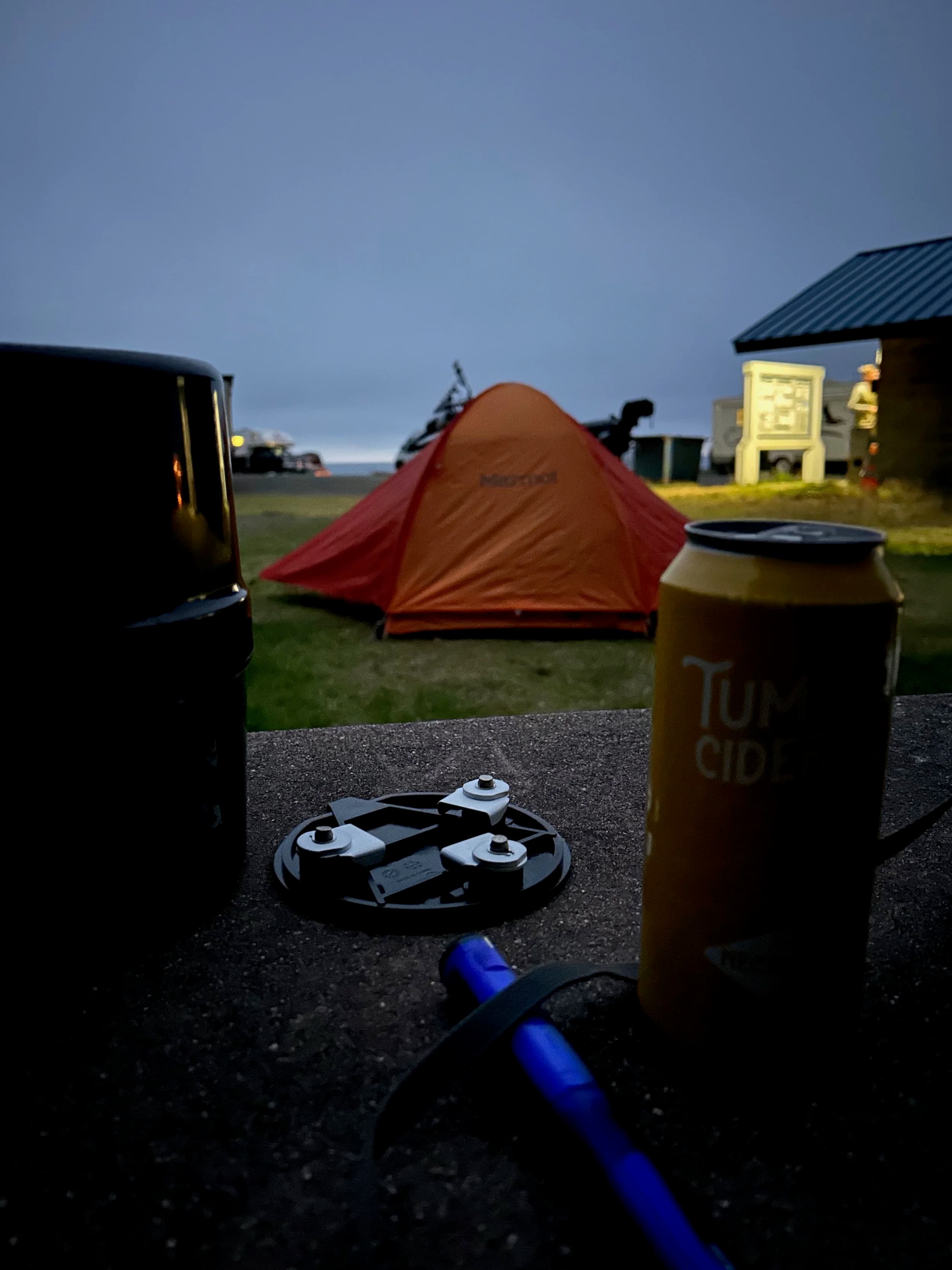 Trip Report: NW National Parks Loop
I left my job recently to take a much needed sabbatical and figure out what I’m doing next. A few weeks after my last day at work I embarked on what was to be a three week tour of NW-ish National Parks from Portland, to include Olympic, North Cascades, Glacier, Yellowstone, Grand Teton, Craters of the Moon, Lassen Volcanic, and Crater Lake.
I ended up missing Grand Tetons due to weather and I had to cut the trip short before I got to Lassen (family medical issue), so Lassen and Crater Lake remain unvisited.
Trip Dates: Sept 3 - Sept 16 (13 days)
Total Travel Miles: 3478 (does not include local miles for store runs, etc.)
Total Gallons of Gas Used: 82
Equipment: 2021 Benelli TRK502X Gaia GPS & Google Maps running on Sonim XP8 rugged Android phoneButler Motorcycle Maps (paper maps of best M/C roads in the country) iPhone 14 (main camera) Akaso Brave 7 helmet-mounted adventure camera Spot X satellite communicator and tracker Wolfman Luggage WP waterproof tank bag and saddle bags (no longer available) Watershed Colorado dry bag duffel (across the pillion seat) Kriega US-5 Drypack (tail bag) Kriega 3L hydration backpack (strapped to duffel, not worn)Marmot Ajax 2 tent Nemo hydrophobic down sleeping bag (non-mummy)Helinox ultralight cot MSR WhisperLite International stove
(Purchased in 1991 for my first moto trip: Detroit, MI to San Diego and back on an XT250)Gossamer Gear Bare Boxer bear-proof food canisters (two - one in each saddle bag)
Day 1 - Olympic National Park Date: Tuesday 9/3/2024
Destination: South Beach Campground, Olympic National Park
Travel Time: 4h 24m
Miles: 213Notes:
Planned to head west to Astoria then north from there, but left later than expected so headed up I-5 to US 12. I’ve driven/ridden that stretch of I-5 hundreds of times (starting in 1993). It’s boring and I hate it.
South Beach CG is first-come-first-served. I didn’t have issue getting a site. There is a long, tight loop of sites along the coastline, but I chose one of the sites further back near the bathrooms due to wind concerns. The bathroom building provided a sort of wind shelter for my site.
I used the heated grips on this leg; it was pretty chilly along the coast in the Olympic Peninsula. I almost didn’t install them, thinking I was being paranoid about the cold. I ended up using them a lot.
Day 2 - Ferry to Seattle / Burien Date: Wednesday 9/4/2024
Destination: Friend’s house in Burien, WA
Travel Time: 7h 30m
Miles: 199
Notes:
Slept well (thanks to Advil PM). I’ve not been sleeping well for more than a year. I’m really hoping to reset my sleep patterns with this trip. A good night’s sleep is one of my great joys and I feel like I’ve been robbed of that pleasure.
Used my Aeropress this morning for the first time ever. I’m hooked.
Headed up along US 101 through Port Angeles and then down to the Southworth ferry terminal near Port Orchard. Ferried across to Fauntleroy, which is just a few miles north my friend’s house in Burien. I’m always surprised at how long it takes to get from the Olympic Peninsula to the east side of Puget Sound (Seattle, etc.). With the ferry crossing (I love ferries) it took seven and a half hours to go 200 miles.
Discovered at my first stop of the day (just up 101 at the Kalaloch Campground, stopped to refill water) that the battery is quite weak and won’t start the bike if you leave the ignition on for even two minutes without the motor running. This would become a theme for the next few days. Fortunately, I have a jumper box and a permanent jump harness wired to the battery so jump starts are a quick operation.
Had a good evening with old friends.
Day 3 - North Cascades via Mountain Loop RoadDate: Thursday 9/5/2024
Destination: Newhalem Campground, North Cascades National Park
Travel Time: 4h 30m
Miles: 146Notes:
Slept well, on the couch. No pills needed.
I realized yesterday that my summer riding gloves (Rev’It Dune) were a size (or two) too small. Rev’It gloves fit really tight and I feel like I can never get it quite right. And yet, I love them. So, I stopped at a Cycle Gear in Bellevue to pick up something summer weight (Dirt 3) that fit better. They’re better, but maybe still one size too small. Such is life.
From Bellevue, I rode north and took the Mountain Loop Hwy then on up north to North Cascades. It was a hot ride. Still summer.
A small section of the Mountain Loop Road is dirt/gravel, which I didn’t realize. No biggie. Was just surprised (clearly I didn’t study my maps closely enough). When riding solo on a bike that weighs over 500 lbs., I tend to avoid planning much off-pavement riding. That’s what my DR-Z is for.
Day 4 - Newport, Washington via Winthrop Date: Friday 9/6/2024
Destination: Golden Spur Motor Inn, Newport, Washington
Travel Time: 8h
Miles: 308
Notes:
Slept just ok, even with Advil PM.
Pretty ride through North Cascades National Park and Colville National Forest. Didn’t do any backroads or hikes. Discovered (new to me) the town of Winthrop. Stopped for coffee at Sheri’s and resupplied on freeze-dried food at Cascades Outdoor Store.
The town of Newport is almost nothing, but, inexplicably, there’s an amazing restaurant (Brownell’s Place). Had dinner and a few ciders. Met and chatted with the owner/chef (she’s great). Listened to some live music. Then back to the motel.
Day 5 - New Battery in Kalispell Date: Saturday 9/7/2024
Destination: West Glacier KOA, West Glacier, MT
Travel Time: 8h 7m
Miles: 293
Notes:
Slept well on motel bed (on sleeping bag, not in the sheets). Another hot one.
Discovered that the water pump seal leaks oil. A quick post in the TRK Facebook group revealed that this is a common problem on this bike, and and easy fix. It’s apparently just a bad o-ring.
Battery has been getting continuously worse, and now requires I jump start the bike about every other start. Google Maps to the rescue: directions to the Batteries Plus in Kalispell, please. They don’t have an Odyssey AGM in the right size; the Duracell will have to do. (It’s been great.)
I set up camp at the West Glacier KOA, which will be my base for a few days. KOAs are their own little world. Very strange. Not really my thing, but the on-site laundry was handy.
After setting up camp I opened a cider and used the iPad to book a vehicle reservation for the next day to ride Going to the Sun Road, which I really wanted to do.
Day 6 - Going to the Sun RoadDate: Sunday 9/8/2024
Destination: Local Ride: West Glacier, Going to the Sun Road, Saint Mary, East Glacier
Travel Time: 5h 35m
Miles: 142Notes:
Quick breakfast and gas up in West Glacier before entering Going to the Sun Road.
Going to the Sun Road was stunning. This was the first point in the trip where I had tingles and was giddy at what I was seeing.
Took a very short hike along Saint Mary Lake. Again, I was beside myself with the beauty.
Lunch at the general store in Kiowa.
The rest of the ride back after East Glacier was meh, but I just kept thinking about how amazing what I’d seen in the morning had been.
Dinner at the KOA. Tacos from a cart (ok / not great, and a very weird guacamole) and a few glasses of wine from another cart. I asked about the guac and it turns out they make it in a food processor. Come on, people.
Day 7 - Ride to BozemanDate: Monday 9/9/2024
Destination: Friend’s house in Bozeman, Montana
Travel Time: ~ 8h (Gaia crashed near the end of the trip, but before getting to Bozeman)
Miles: ~ 400Notes:
Slept poorly again. No pills this time. Took some photos of my soft luggage setup to answer some questions in the TRK502X Facebook group. The saddle bags are from Wolfman Luggage, but I don’t think they make this waterproof line anymore. I use a duffel dry bag from Watershed across the top. A heat shield protects the side bag from exhaust heat.
Hazy, smoky ride most of the way. Very windy in places. This is where I first really started to feel how underpowered the TRK502 is. Really struggled in places.
Developed an engine-speed-sensitive squeak or rattle. Sounds like when a heat shield vibrates in resonance with engine vibration. Discovered that it’s a missing crash bar mounting bolt allowing the crash bar to rub against the frame.
Also noticed that there’s a resonant oscillation at speed that feels like the chain going bad (like it’s stretching unevenly).
First of several nights at a friend’s house in Bozeman (which, it turns out, is a pretty cool town). And there’s a hot tub…
Day 8 - Bike Maintenance & Hyalite ReservoirDate: Tuesday 9/10/2024
Destination: Local Ride: Hyalite Reservoir
Travel Time: not recorded
Miles: not recordedNotes:
Woke up to a smoky sunrise. I had the best night’s sleep I’ve had in years. This is was the whole point of this trip: to untangle my burnout and reclaim sleep as one of my joys. I wrote about it in my journal when I woke up. I hope this wasn’t a fluke.
Planned to replace the bolt that rattled loose from the crash bar, but instead discovered that it had actually severed off at the mount point. No fixing that on the road. Adjusted chain and moved on.
Lunch at Mountains Walking Brewery in Bozeman.
Rode up to Hyalite Reservoir. Pretty ride. Smoky still.
Soaked in hot tub after dinner.
Day 9 - North Yellowstone LoopDate: Wednesday 9/11/2024
Destination: Northern loop through Yellowstone National Park
Travel Time: 9h 36m
Miles: 272Notes:
Did a day trip from Bozeman down through the northern loop in Yellowstone, entering at Mammoth and taking the scenic route through Paradise Valley.
Saw elk, coyotes (I think), buffalo, and pronghorn.
Pretty ride, but cold in places. Used heated grips again.
Rode the loop through Mammoth Hot Springs (see video) at the end.
Coffee at Tumbleweed Bookstore & Cafe in Gardiner. I kind of dig Gardiner. Good vibe.
Had dinner at Mountains Walking Brewing. Rain and wind started. Lights flickered. Waited for rain to stop before riding back to the house.
Power out at the house due to high winds. This does not bode well for tomorrow.
Day 10 - Winter Weather in the ParksDate: Thursday 9/12/2024
Destination: Grand Teton National Park via West Yellowstone Pocatello, Idaho
Travel Time: 5h 40m
Miles: 201Notes:
Today was supposed to be a gorgeous ride through Yellowstone into Grand Teton National Park, and camping at Signal Mountain CG in the park. The weather had other ideas. It was pouring rain (and cold) all the way to West Yellowstone from Bozeman. By the time I got to West Yellowstone I was getting severe winter weather warnings on my phone calling for up to 3 (three!!) inches of snow accumulating in the high passes in the park. It’s bad enough in a car, but that’s a disaster waiting to happen on a motorcycle.
I parked my butt at Mountain Mama’s Cafe in West Yellowstone to warm up / dry off and decide what to do. I almost had myself convinced to push through when I realized that, even if I made it to the campground ok, I’d be setting up camp in the rain and I’d likely be miserable all night. Grand Teton would have to wait.
From West Yellowstone it’s easy to bail west into Idaho and get away from the park weather and elevations. So that’s what I did. It was not a pleasant ride, though. I was in torrential downpours all the way to Idaho Falls.
Arriving in Idaho Falls, I was exhausted and sure I could just find a room for the night. I dropped the bike at a roundabout (short-legged it coming to a stop; I knew it was going so I just rolled away). Guy behind me helped me pick it up. Then, there were no rooms because it was move in week for the two universities there (U of I, ISU). This would become a recurring theme.
I rode further to Blackfoot. Still no rooms.
I called ahead to Pocatello and got a room at a Red Lion there. I was never so happy to be off the bike.
No pictures this day. I couldn’t even get the action camera to turn on.
Day 11 - Craters of the Moon and EBR-1Date: Friday 9/13/2024
Destination: Craters of the Moon National Monument
Travel Time: 4h 20m
Miles: 124
Notes:
I wasn’t sure what my destination would be today but my plan was to do a little nuclear tourism, see Craters of the Moon, and then go somewhere from there. My schedule and day-plan was thrown off by missing Grand Teton National Park and spending a night in Pocatello, which was not on the itinerary at all.
Stopped in Atomic City. Not sure why; I was under the impression that Atomic City was the first city lit by nuclear engergy, but it was practically a ghost town. There are a few houses there, but as far as I could tell all of the business were shuttered. Except, maybe, for the race track; that looked like it might still get used.
Arco, it turns out, is the city celebrated as the first in the world to be lit by nuclear energy. Nothing special about the town, but they do a nice job of making City Hall photo-worthy.
Between Atomic City and Arco is EBR-1 (Experimental Breeder Reactor I) which was the world’s first breeder reactor. The EBR-1 exhibit was closed for the season, but in the lot next to it were some really interesting experimental nuclear heat-transfer jet engines that never made it out of the experimental phase (probably a good thing).
Craters of the Moon is pretty small. If you don’t do any of the walks, it’s literally just a 30 minute road loop. Still, it was an unexpected surprise and delight. I had no idea what to expect but I was positively chuffed at the experience. I noticed that the campground had open sites so I inquired at the entry booth. As luck would have it, the whole campground is first come / first serve. I decided to set up for the night. It’s good to be done early and have some time to read and not stress about making distance.
Day 12 - New Chain in Twin FallsDate: Saturday 9/14/2024
Destination: Battle Mountain, Nevada
Travel Time: 8h 52m
Miles: 335
Notes:
Beautiful morning in Craters of the Moon. While I was breaking camp a parade of classic cars came into the park to drive the loop. I got a picture of one Pontiac down the road in Carey at a gas station.
Carey ended up being an unplanned fork in the road for me. I discovered this morning that my chain was indeed stretching unevenly, and the oscillation I was feeling and hearing was the chain hum changing from a “loose” hum to a “tight” hum rapidly as the tight spot moved around the sprockets. I was supposed to continue west to Mountain Home and then south from there into Nevada. A very scenic route, according to my Butler map. But, between camp and the gas station I got pretty paranoid about the chain snapping at high speed, which, worst case, could lead to a fatal crash.
So I called ahead to a few motorcycle dealers in Mountain Home (on my planned route) to see if they could take me in and replace the chain. No dice. This is the downside of having an obscure motorcycle from an obscure marque - no one wants to work on it. Making matters worse this is an Italian-designed bike built in China, a fact which causes many people to lose the ability to think clearly. “It’s Chinese junk!” Not so. Next.
With Mountain Home out, I tried Twin Falls. My first call was to Adventure Motorsports, and the service manager there took me in with no hesitation. “How soon can you be here?” I didn’t get his name, but my hat’s off to him and his one tech working furiously on a Saturday to beat the 3pm closing time. He said during high season, they get about 15-20 out of town travelers per week who need something done, and they take them all in. I love to hear stuff like this. This shop is in it for the community. They have a nice showroom, too.
With a quality new chain installed, I got a burrito and a MexiCoke at a Mexican place and went on my way. I made it to Battle Mountain, NV, where I decide to get a room. Tomorrow I rejoin my planned scenic route. Day 13 - Desert Mountains in NV, CADate: Sunday 9/15/2024
Destination: Grizzly Campground, Lake Davis (near Portola, CA)
Travel Time: 7h
Miles: 307
Notes:
I love the northern Nevada landscape, and today’s ride didn’t disappoint. US Highway 50 is apparently known as “The Loneliest Highway” but everyone knows about it, so it’s not very lonely. However, after leaving Austin, NV headed west you can take Nevada Highway 722, which dips to the south and follows the old US 50 route. It was completely empty and the twisties through the passes were fun. Highly recommended.
Stopped in Fallon for gas and to find a Micro SD card for the action camera. Walmart to the rescue.
After Reno, I crossed into California and, I swear, it looks different. Norther California desert mountains are so beautiful.
Camped at a nearly empty campground on Lake Davis (very end of the season). The host warned me rain was coming tomorrow.
Day 14 - Unplanned Return HomeDate: Monday 9/16/2024
Destination: Summit Lake Campground, Lassen Volcanic National Park Portland, Oregon (Home)
Travel Time: 10h 32m
Miles: 538Notes:
Last week, my mom went into the hospital for a fairly routine procedure. My brother went to Michigan to help out, as needed, and he went back home to Arizona after she returned home and everything seemed settled.
This morning, while having coffee, I got a call that she’d gone back into the hospital with something that may or may not have been related to the procedure. It seemed like maybe things were ok, but maybe not.
I decided the best thing to do was head home so that I was near an airport if I needed to fly out to Michigan to help out.
I packed up camp and headed up US 395 toward home, via Klamath Falls. It was a pretty ride, but, once again, I found myself in rain most of the way to Klamath Falls.
I was pretty beat by the time I got to Klamath Falls and figured I’d just find a hotel room, get a hot shower, and finish the ride tomorrow.
But, once again, it was move-in week for the local university. Holiday Inn Express had a single room for $395. No thanks. Onward.
I never hit rain again after Klamath Falls, and after turning west onto Oregon Hwy 58 and starting to lose elevation into the Willamette Valley, the temperature starting rising, which was welcome.
Once I reached Eugene, there was no point in not just going all the way home, so that’s what I did.
I got two pictures: one at camp before the call, and one at my last gas stop, an hour and twenty minutes from home, with the moon rising.
A nice side effect of my early return home is that I was home for my birthday (tomorrow), so I had dinner with my kids and my wife, which was lovely.
I did end up flying to Michigan the next day, and was there for a bit. The best part? I got to make some meals for my mom and step dad. Everything seems ok with my mom for now.
Grand Teton, Lassen, and Crater Lake will be there, and now I have an excuse for another trip in the future.